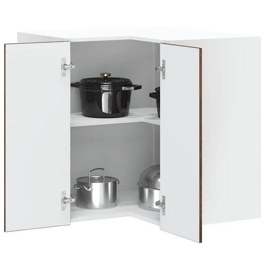 Pensile da Cucina ad Angolo Kalmar Rovere Fumo in Truciolato