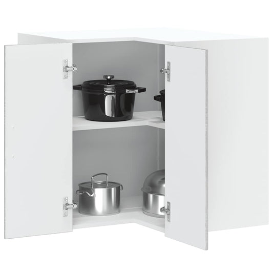 Pensile da Cucina ad Angolo Kalmar Grigio Sonoma in Truciolato