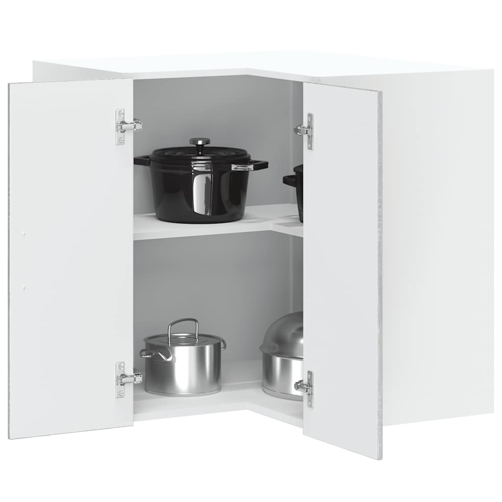 Pensile da Cucina ad Angolo Kalmar Grigio Sonoma in Truciolato