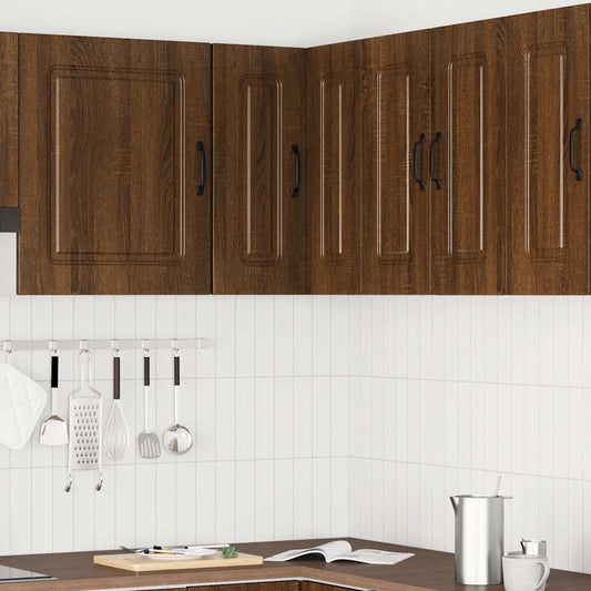 Pensile da Cucina ad Angolo Kalmar Rovere Marrone in Truciolato