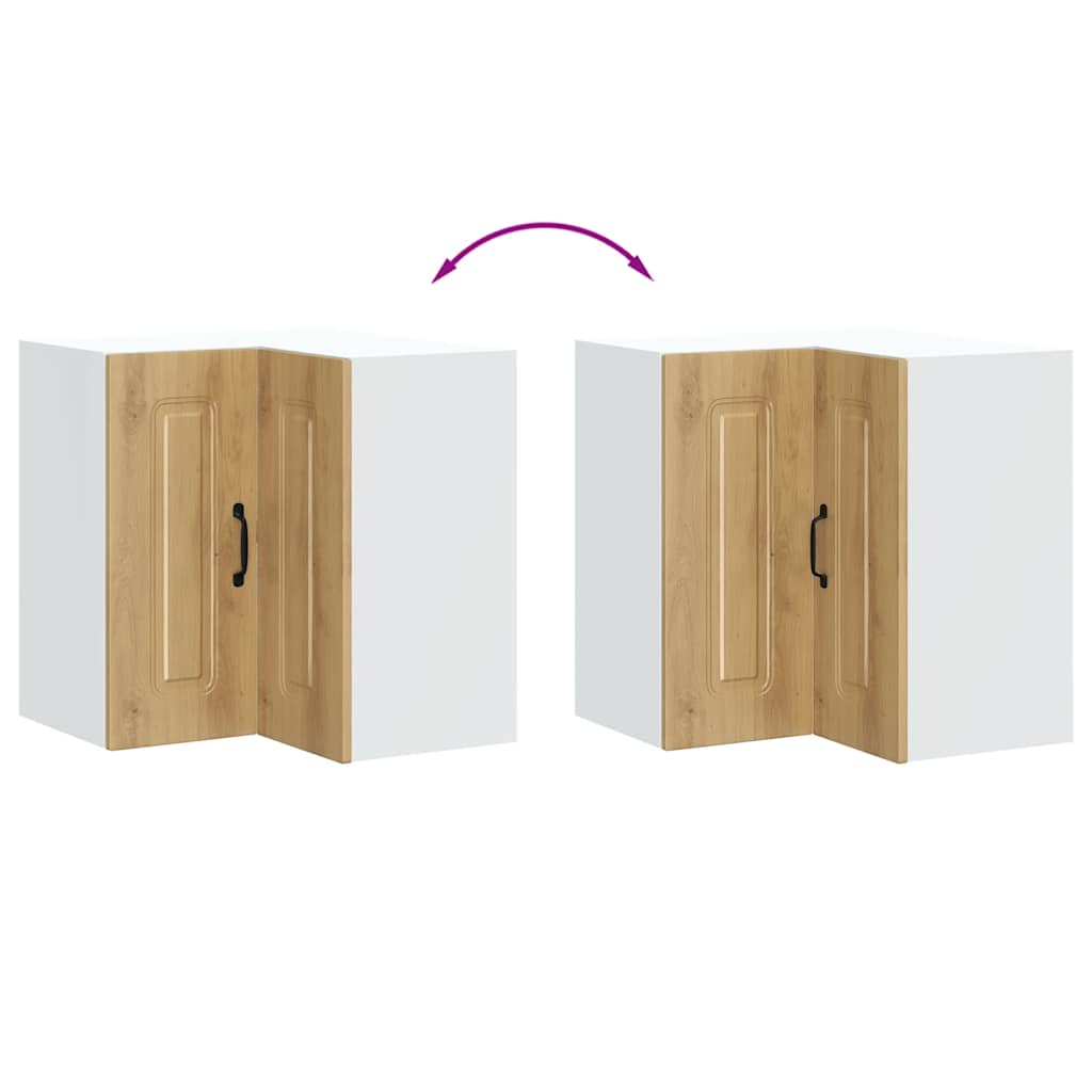 Pensile da Cucina ad Angolo Kalmar Rovere Artigianale - homemem39