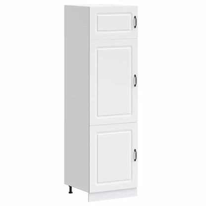 Armadio da Cucina Kalmar Bianco in Legno Multistrato