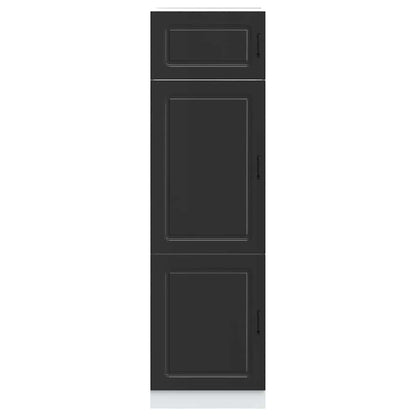 Armadio da Cucina Kalmar Nero in Legno Multistrato | homemem39