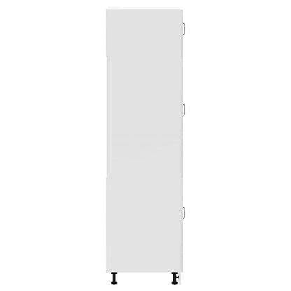 Armadio da Cucina Kalmar Bianco Lucido in Legno Multistrato