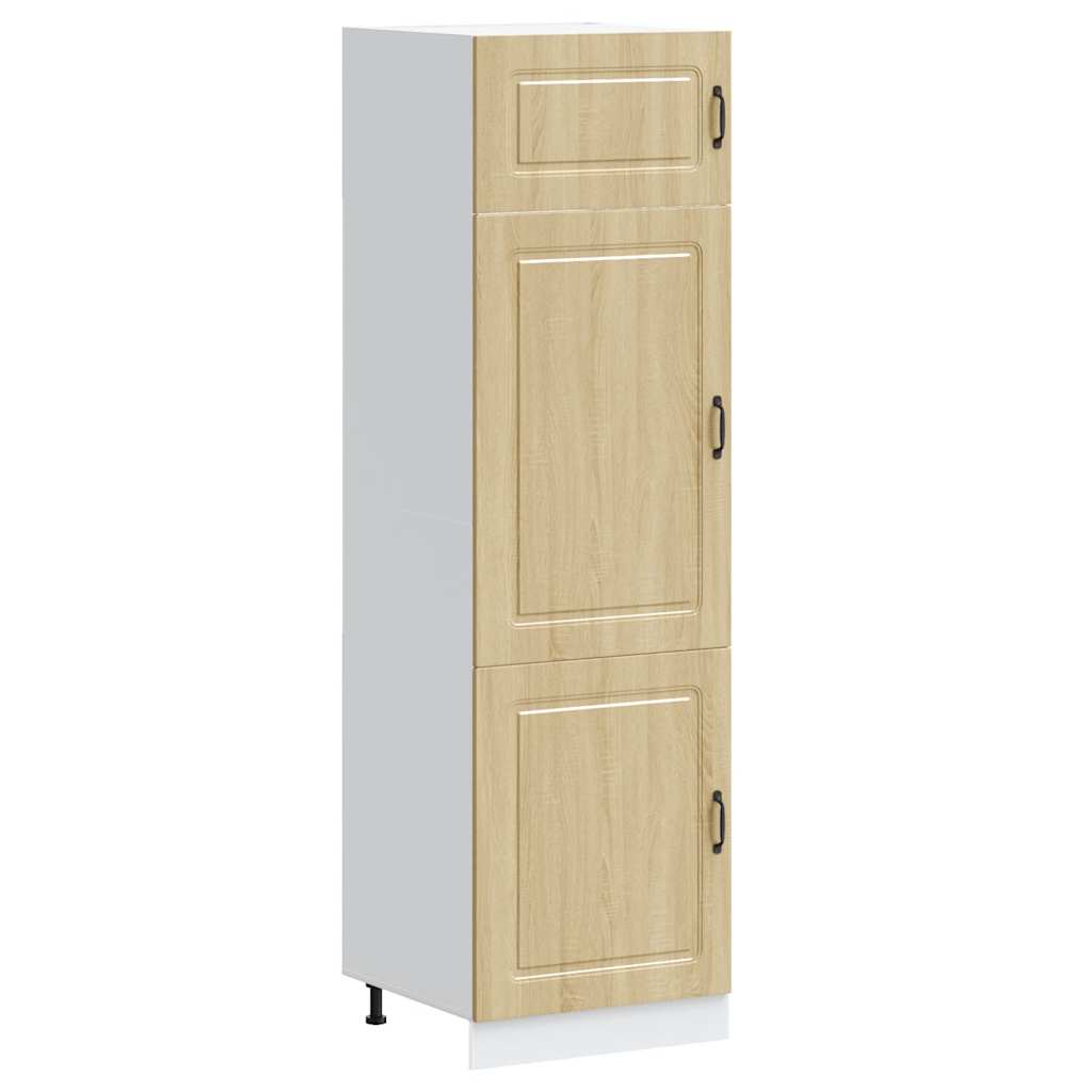 Armadio da Cucina Kalmar Rovere Sonoma in Legno Multistrato | homemem39
