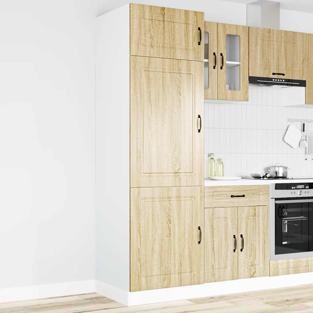 Armadio da Cucina Kalmar Rovere Sonoma in Legno Multistrato