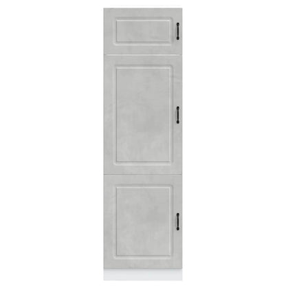 Armadio da Cucina Kalmar Grigio Cemento in Legno Multistrato - homemem39