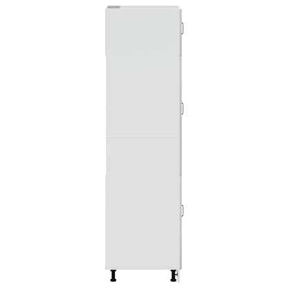 Armadio da Cucina Kalmar Grigio Cemento in Legno Multistrato - homemem39