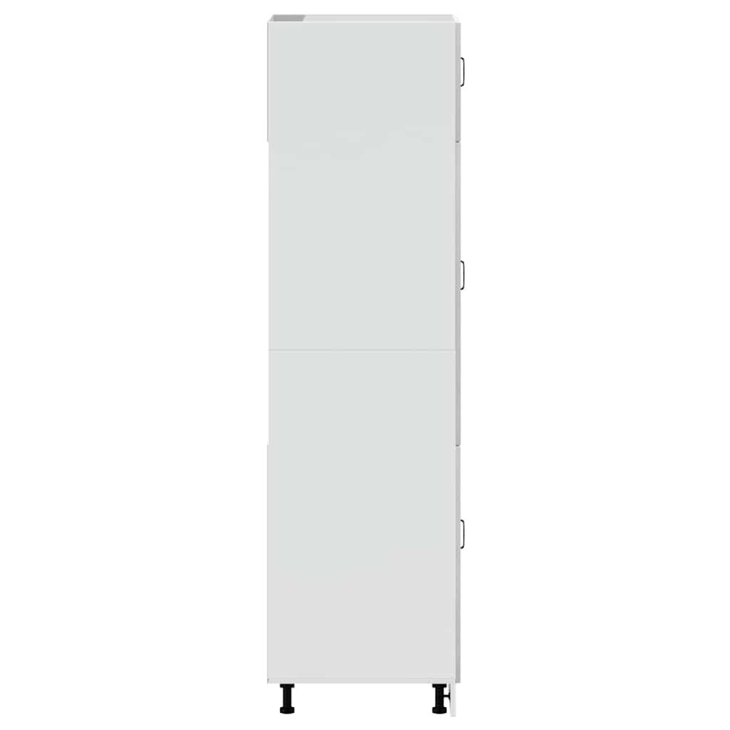 Armadio da Cucina Kalmar Grigio Cemento in Legno Multistrato
