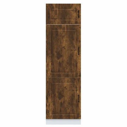 Armadio da Cucina Kalmar Rovere Fumo in Legno Multistrato