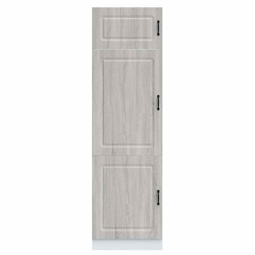 Armadio da Cucina Kalmar Grigio Sonoma in Legno Multistrato | homemem39