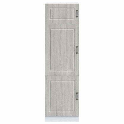 Armadio da Cucina Kalmar Grigio Sonoma in Legno Multistrato