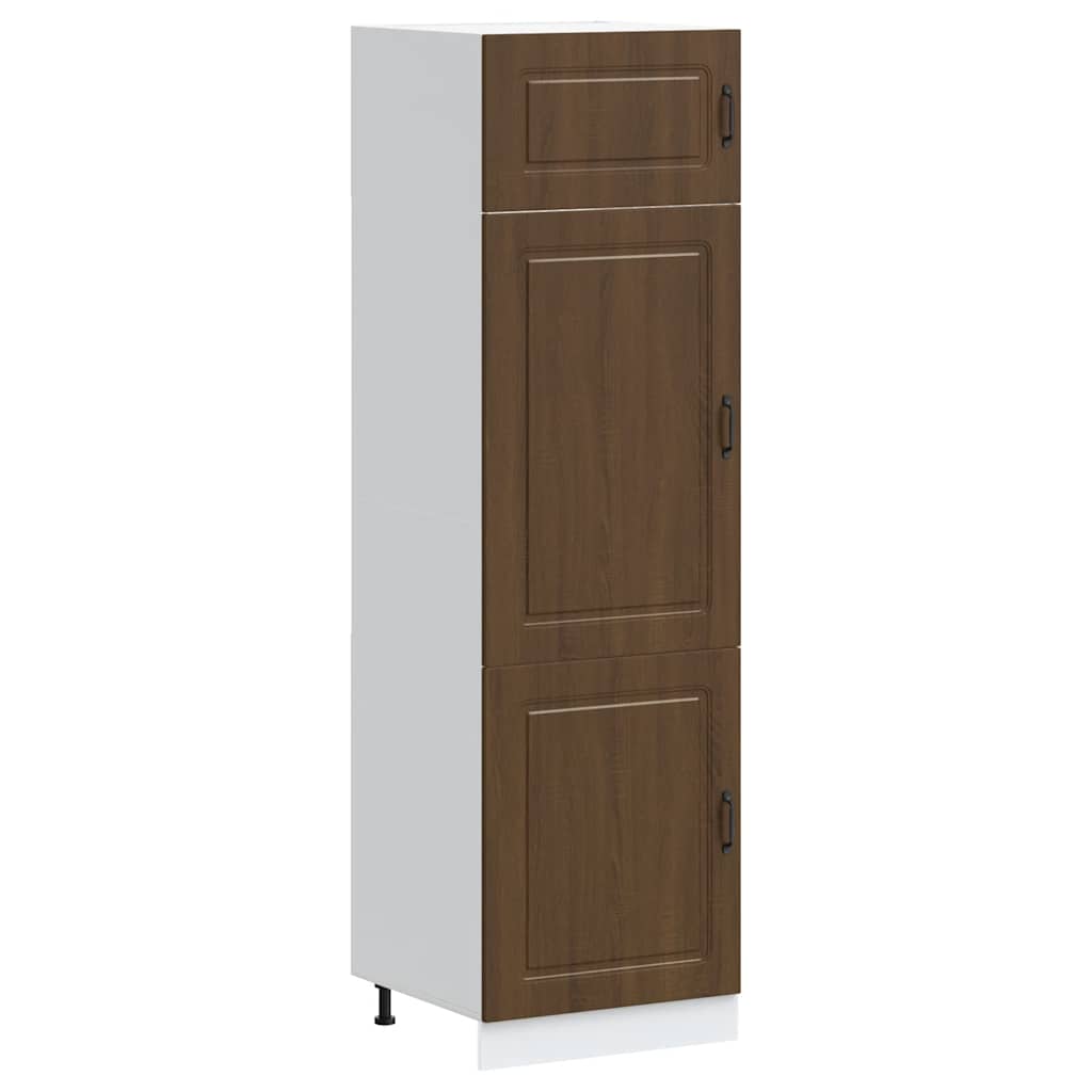 Armadio da Cucina Kalmar Rovere Marrone in Legno Multistrato | homemem39