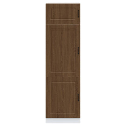Armadio da Cucina Kalmar Rovere Marrone in Legno Multistrato