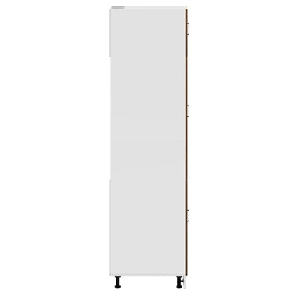 Armadio da Cucina Kalmar Rovere Marrone in Legno Multistrato