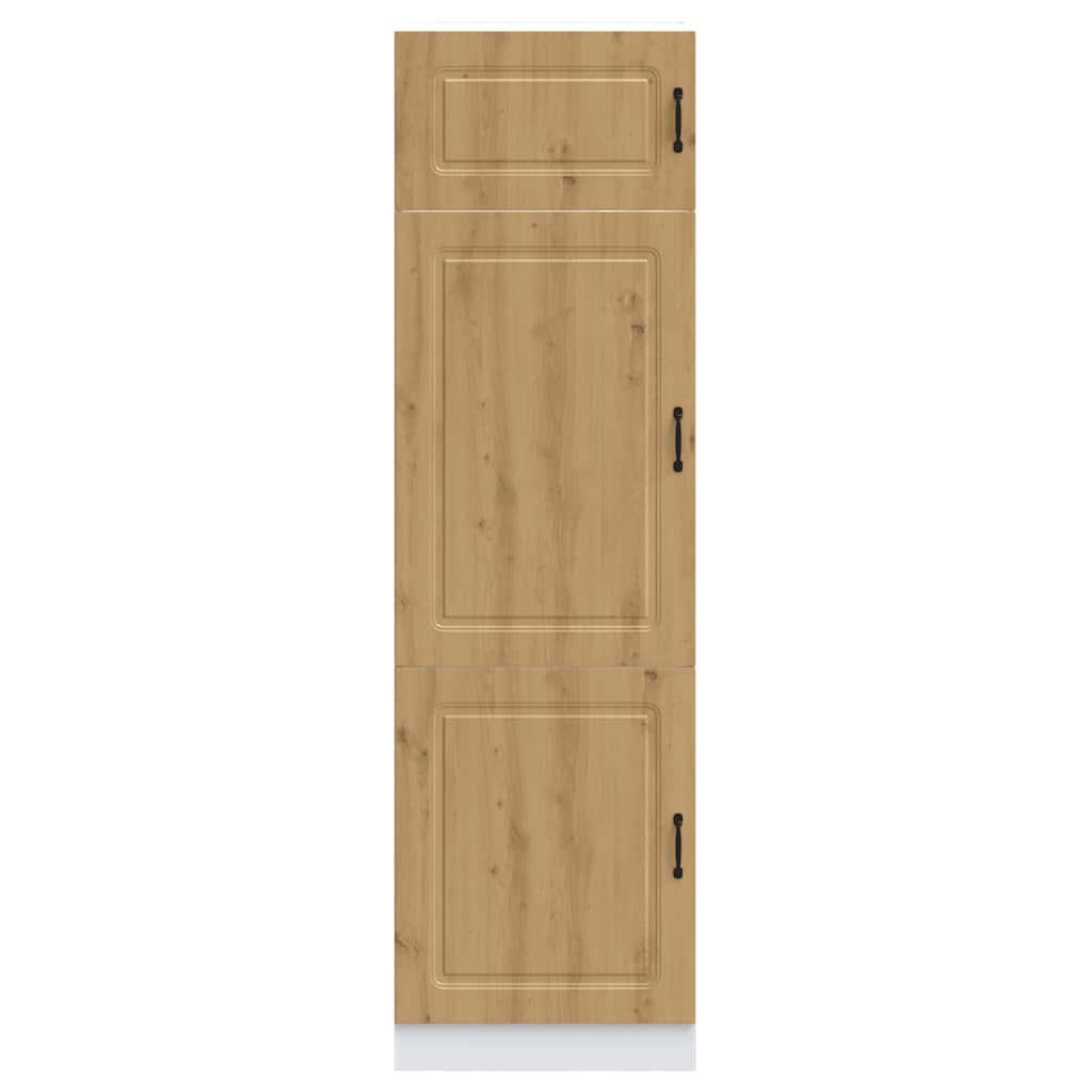 Armadio da Cucina Kalmar Rovere Artigianale Legno Multistrato