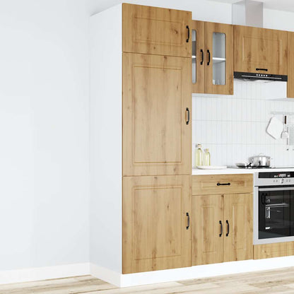 Armadio da Cucina Kalmar Rovere Artigianale Legno Multistrato