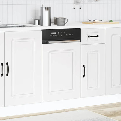 Pannello Lavastoviglie Kalmar Bianco 45x1,5x57 cm in Truciolato