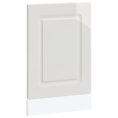 Pannello Lavastoviglie Kalmar Bianco Lucido 45x1,5x57 cm