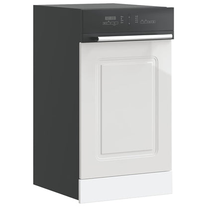 Pannello Lavastoviglie Kalmar Bianco Lucido 45x1,5x57 cm