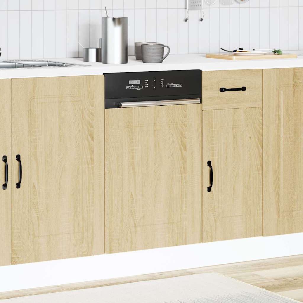 Pannello Lavastoviglie Kalmar Rovere Sonoma 45x1,5x57 cm | homemem39