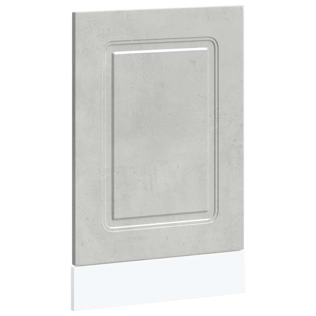 Pannello Lavastoviglie Kalmar Grigio Cemento 45x1,5x67 cm - homemem39