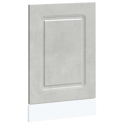 Pannello Lavastoviglie Kalmar Grigio Cemento 45x1,5x67 cm - homemem39