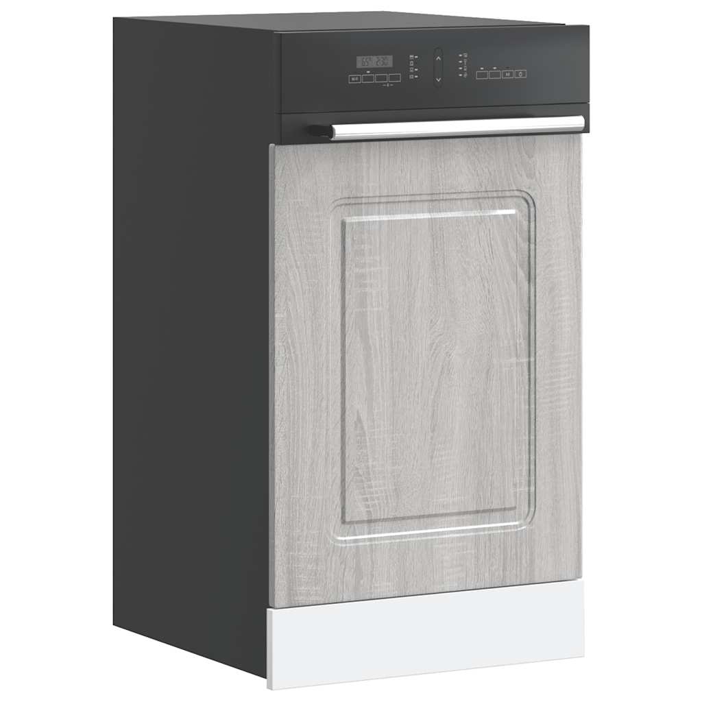 Pannello Lavastoviglie Kalmar Grigio Sonoma 45x1,5x57 cm | homemem39