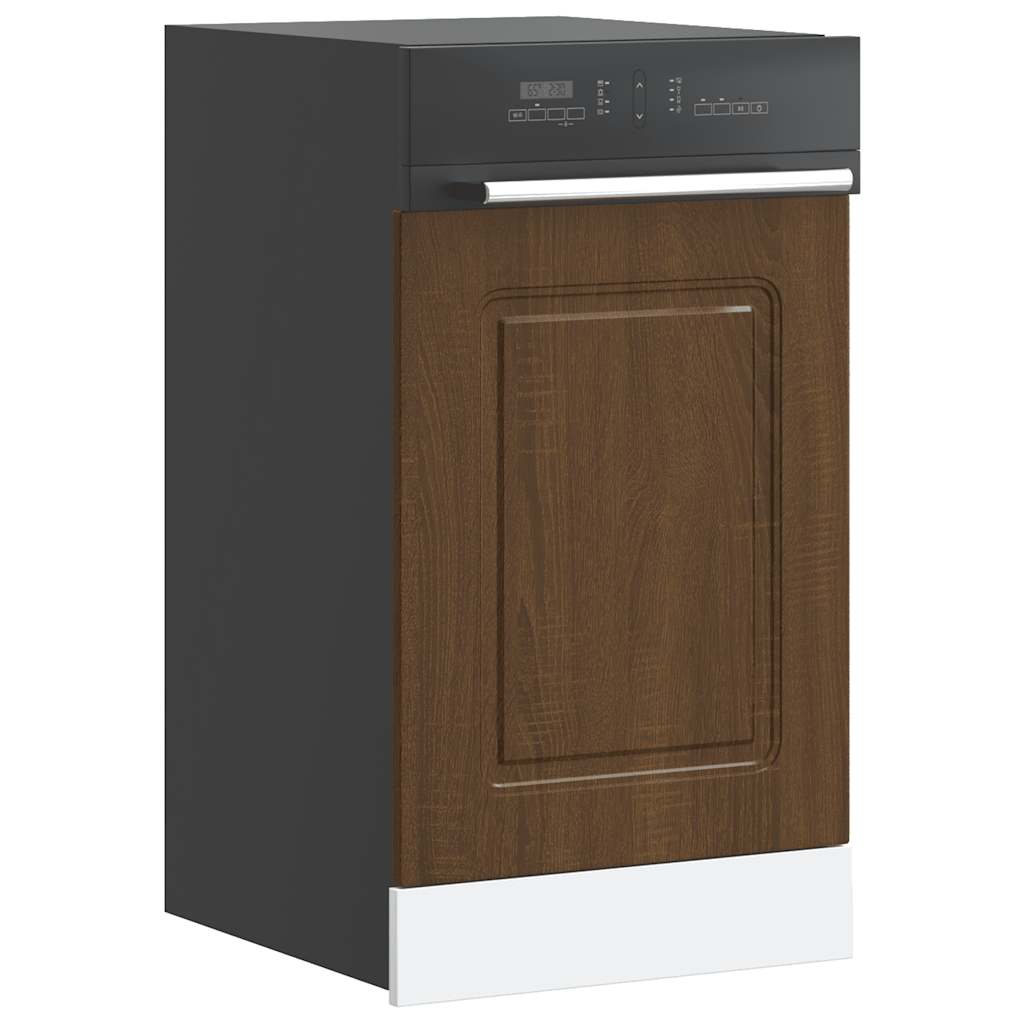 Pannello Lavastoviglie Kalmar Rovere Marrone 45x1,5x57 cm | homemem39
