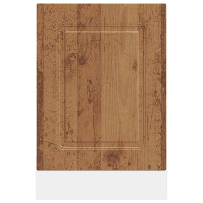Pannello Lavastoviglie Kalmar Legno Antico 45x1,5x57 cm