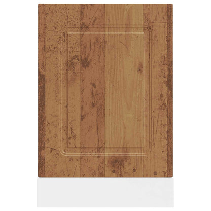 Pannello Lavastoviglie Kalmar Legno Antico 45x1,5x57 cm
