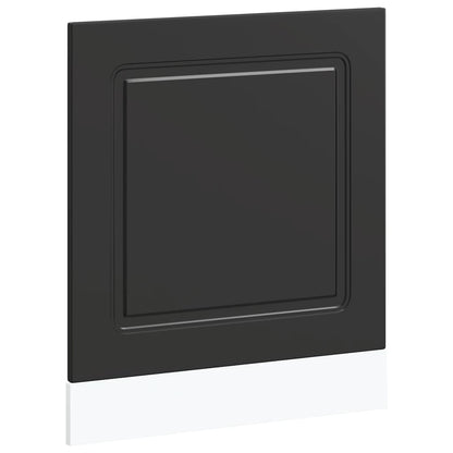 Pannello Lavastoviglie Kalmar Nero 60x1,5x57 cm in Truciolato