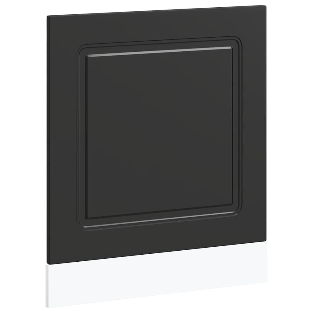 Pannello Lavastoviglie Kalmar Nero 60x1,5x67 cm in Truciolato - homemem39