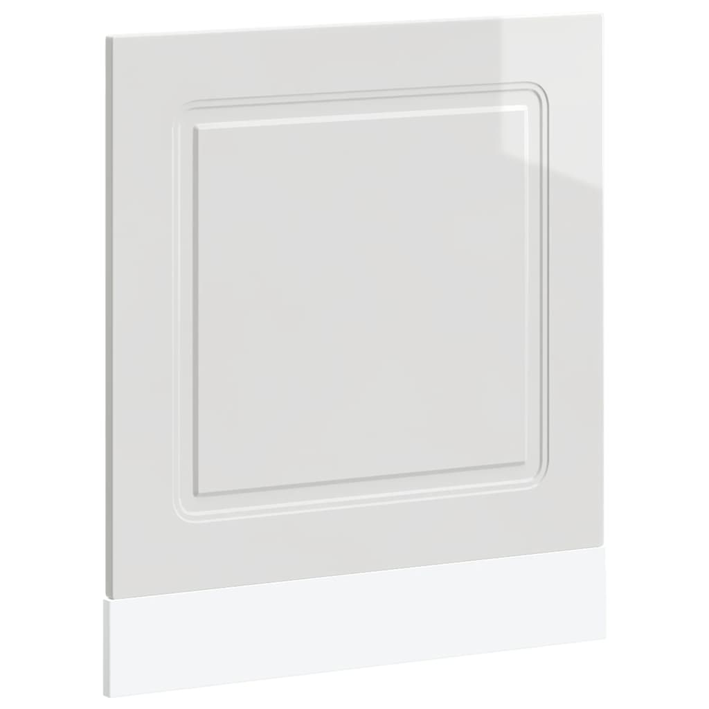 Pannello Lavastoviglie Kalmar Bianco Lucido 60x1,5x67 cm - homemem39