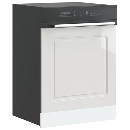 Pannello Lavastoviglie Kalmar Bianco Lucido 60x1,5x57 cm
