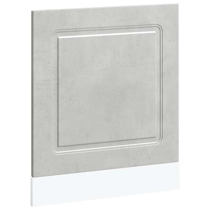 Pannello Lavastoviglie Kalmar Grigio Cemento 60x1,5x57 cm | homemem39
