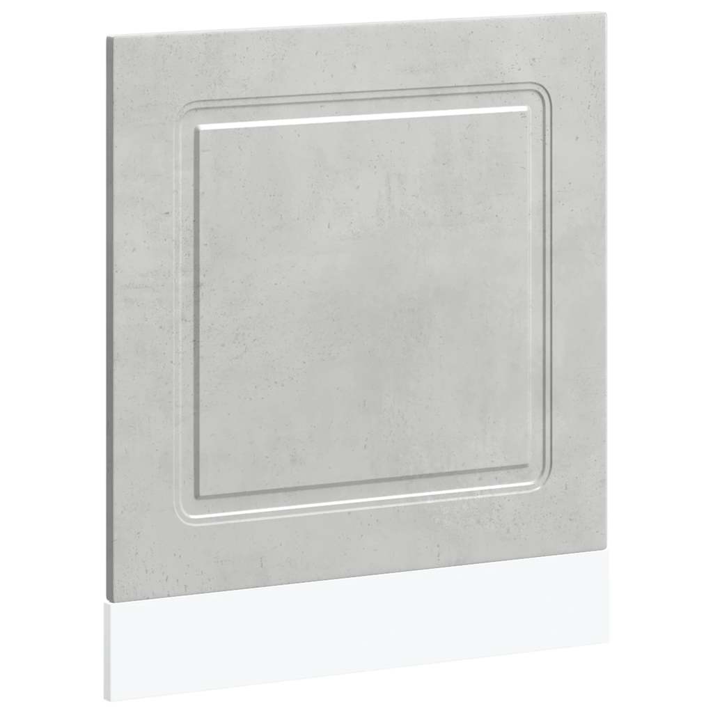 Pannello Lavastoviglie Kalmar Grigio Cemento 60x1,5x67 cm - homemem39