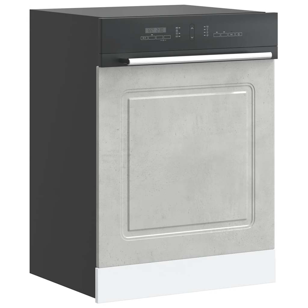 Pannello Lavastoviglie Kalmar Grigio Cemento 60x1,5x57 cm