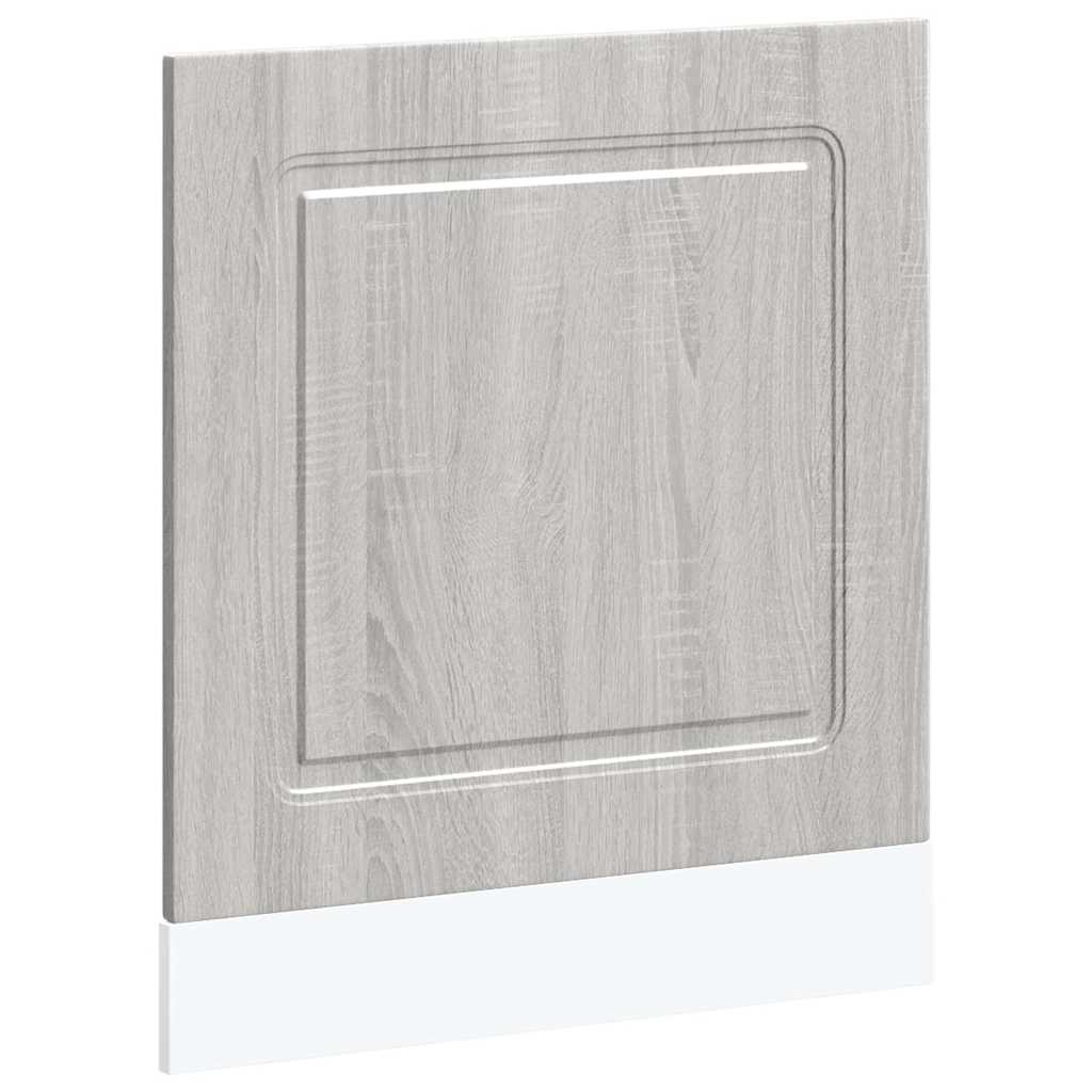 Pannello Lavastoviglie Kalmar Grigio Sonoma 60x1,5x67 cm - homemem39
