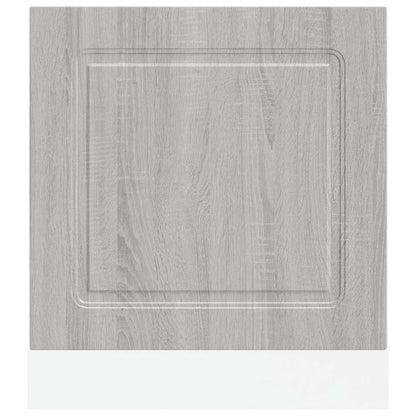 Pannello Lavastoviglie Kalmar Grigio Sonoma 60x1,5x57 cm