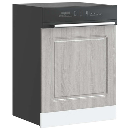 Pannello Lavastoviglie Kalmar Grigio Sonoma 60x1,5x57 cm