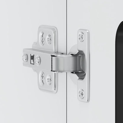 Pensile da Cucina con Porta in Vetro Kalmar Nero Truciolato - homemem39