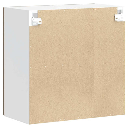 Pensile da Cucina con Porta in Vetro Kalmar Rovere Fumo - homemem39