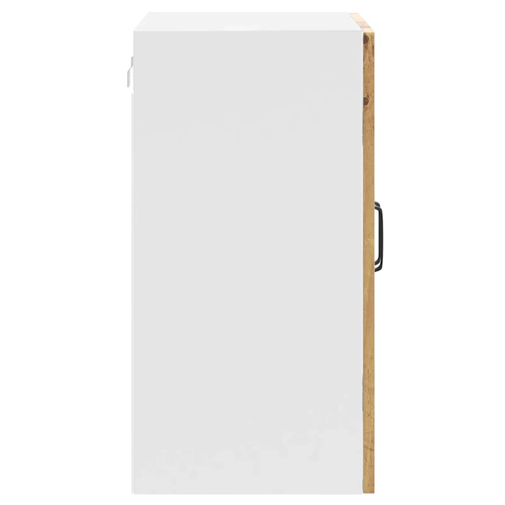 Pensile da Cucina con Porta in Vetro Kalmar Rovere Artigianale - homemem39