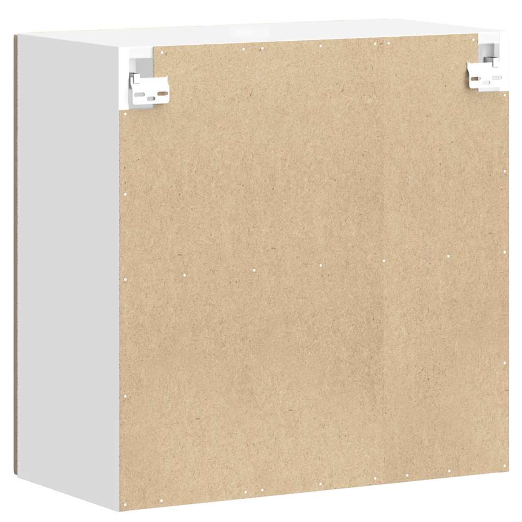 Pensile da Cucina con Porta in Vetro Kalmar Rovere Artigianale - homemem39