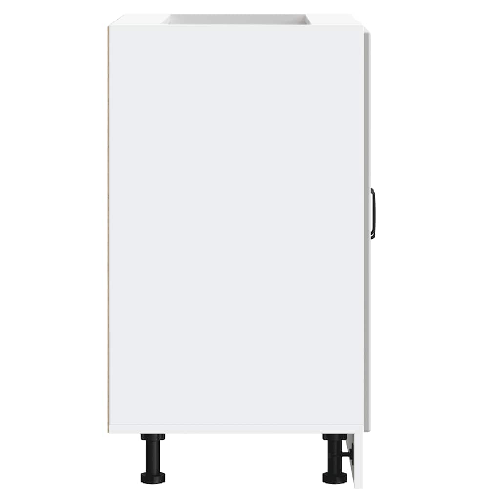 Mobile Base Lavello Lucca Bianco in Legno Multistrato - homemem39