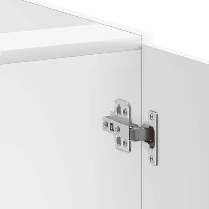 Mobile Base Lavello Lucca Bianco Lucido in Legno Multistrato - homemem39