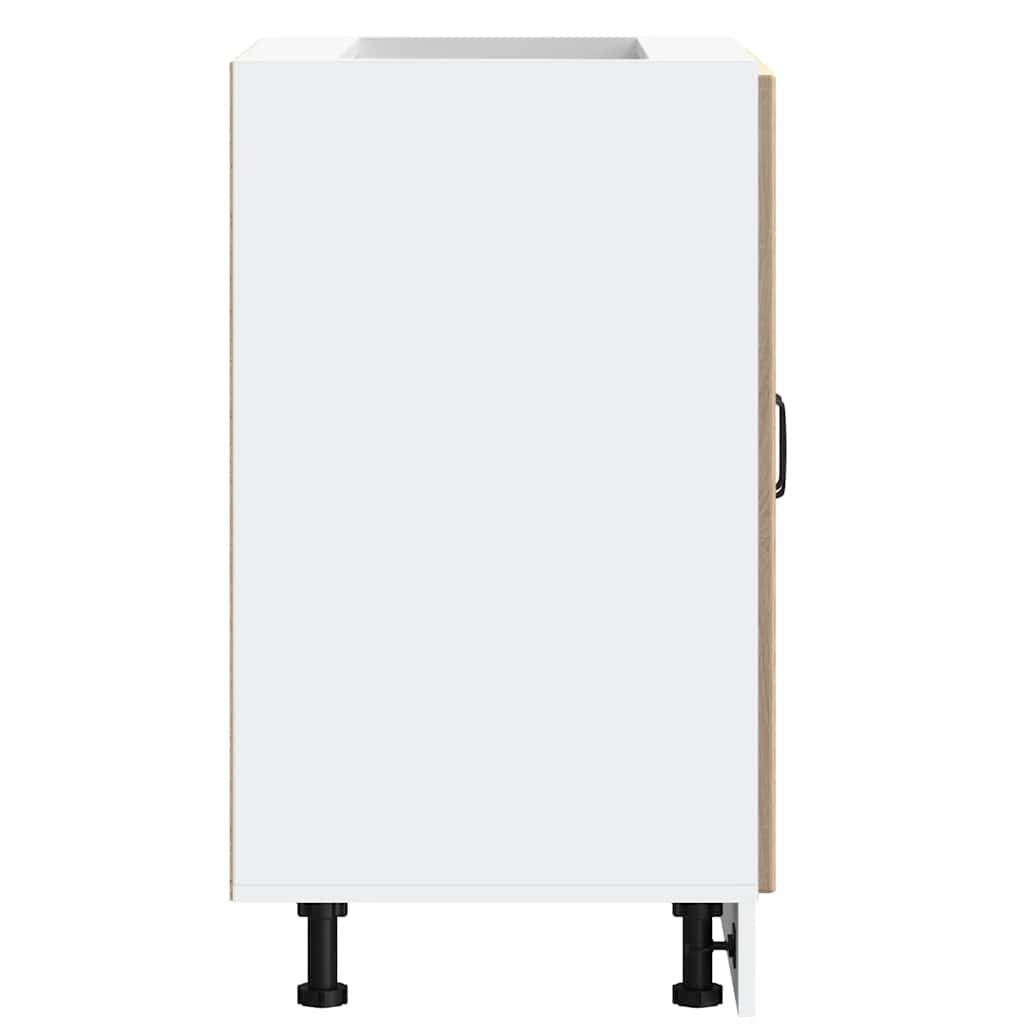 Mobile Base Lavello Lucca Rovere Sonoma in Legno Multistrato - homemem39