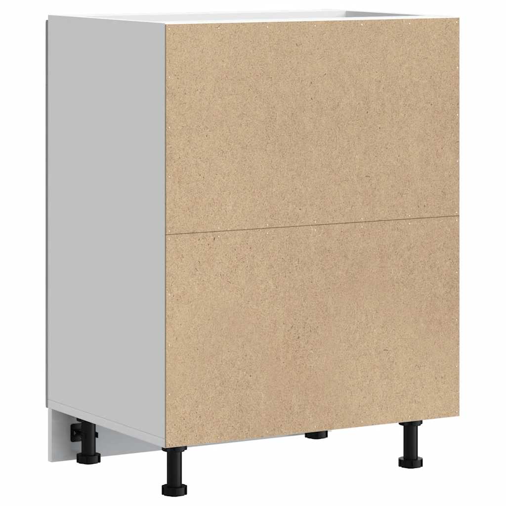 Mobile Base Lavello Lucca Grigio Cemento in Legno Multistrato - homemem39