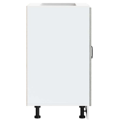 Mobile Base Lavello Lucca Grigio Sonoma in Legno Multistrato - homemem39